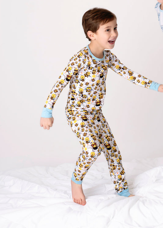Bee Cool Bamboo Two-Piece Pajama Set