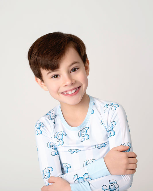 Bubbly Pups Bamboo Two-Piece Pajama Set