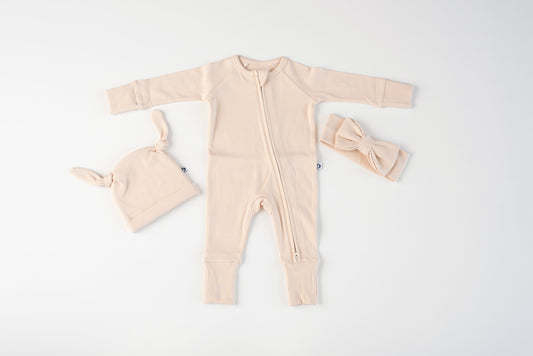 Toffee Milk - Double Knot Beanie