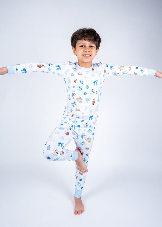 Frosted Twilight Wonderland 2-Piece Bamboo Pajama Set