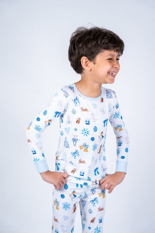 Frosted Twilight Wonderland 2-Piece Bamboo Pajama Set