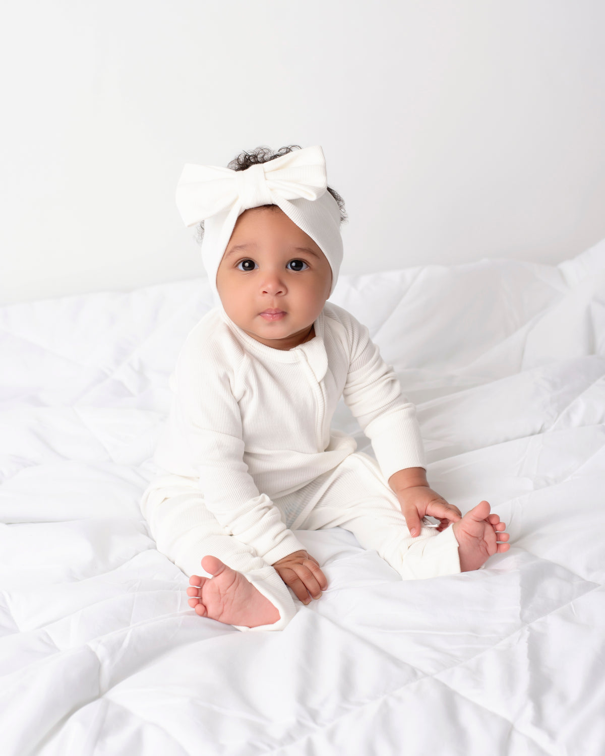 Whipped Cream - Ribbed Convertible Romper